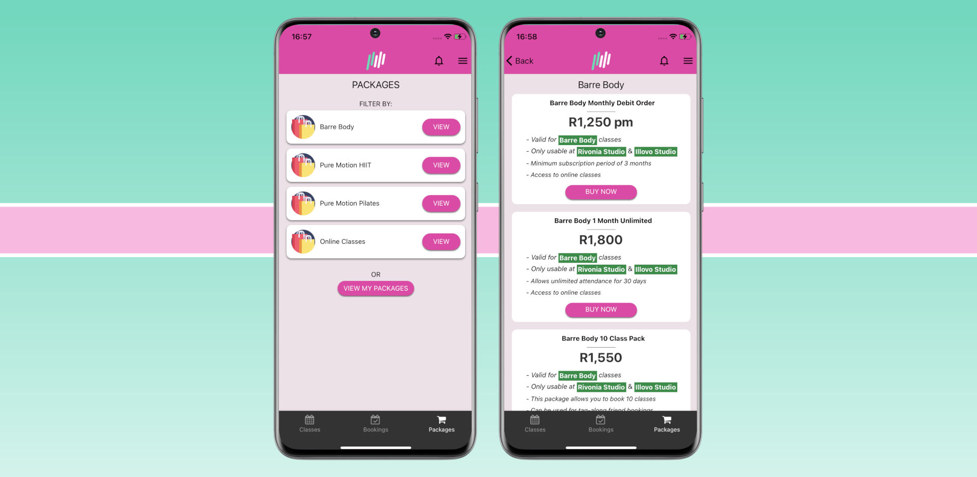 How To Book Pure Motion Fitness